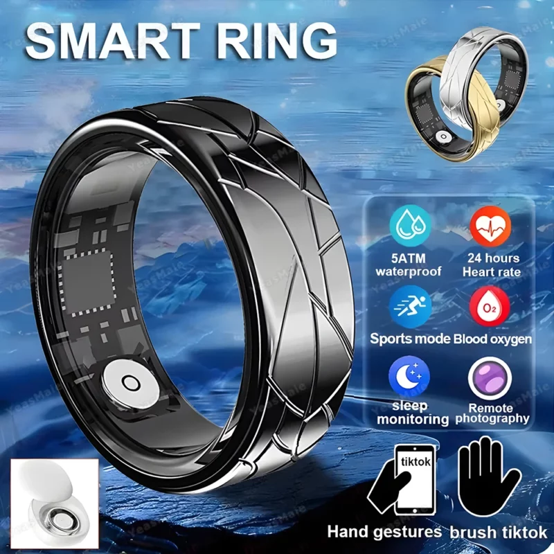 For Xiaomi Smart Ring 2025 Gesture Control TikTok Selfie Heart Rate Sleep Monitoring Men Women Multiple Sport Modes Smartring